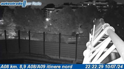 Preview delle webcam di Lainate: A08 km. 8,9 A08/A09 itinere nord