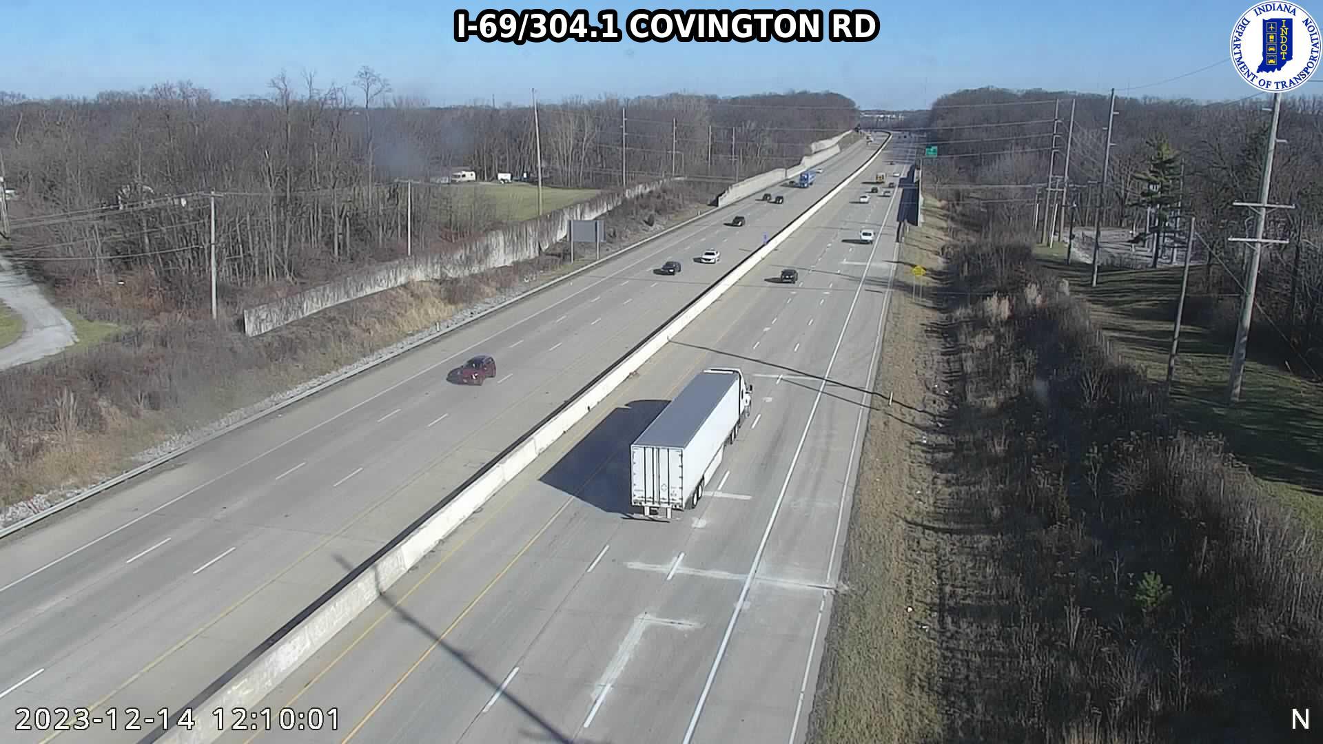 Traffic Cam Fort Wayne: I-69: I-69/304.1 COVINGTON RD