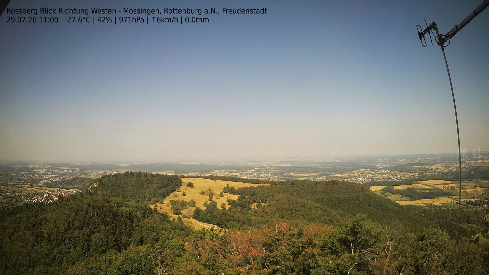 Traffic Cam Reutlingen › West: Roßberg - Gaststätte und Wanderheim