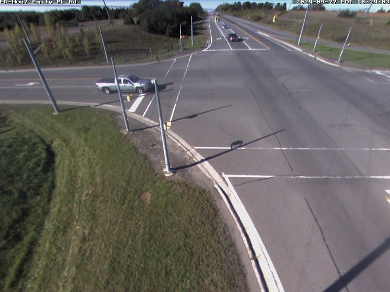Traffic Cam Omemee: Highway 7 at Emily Park Rd