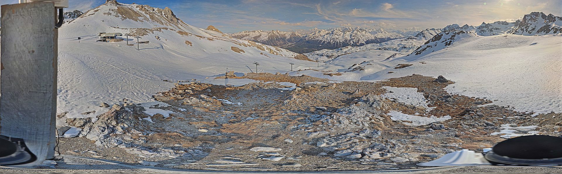 Celerina: St. Moritz - Trais Fluors Bergstation