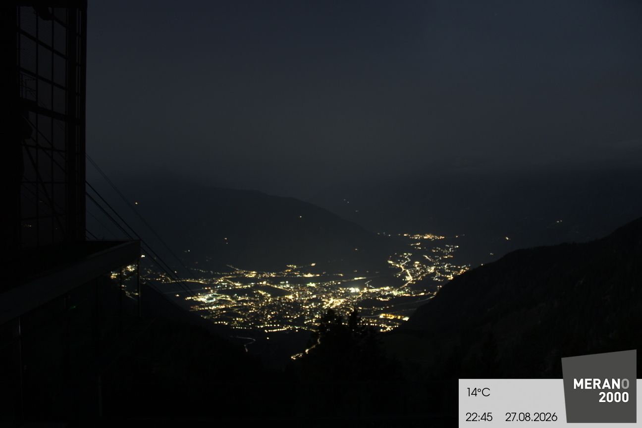 Traffic Cam Hafling - Avelengo: Wandergebiet Schenna - Meran 2000