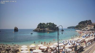 Current or last view from Parga