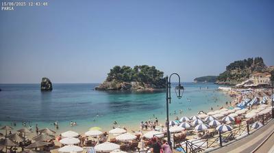 Tageslicht webcam ansicht von Parga