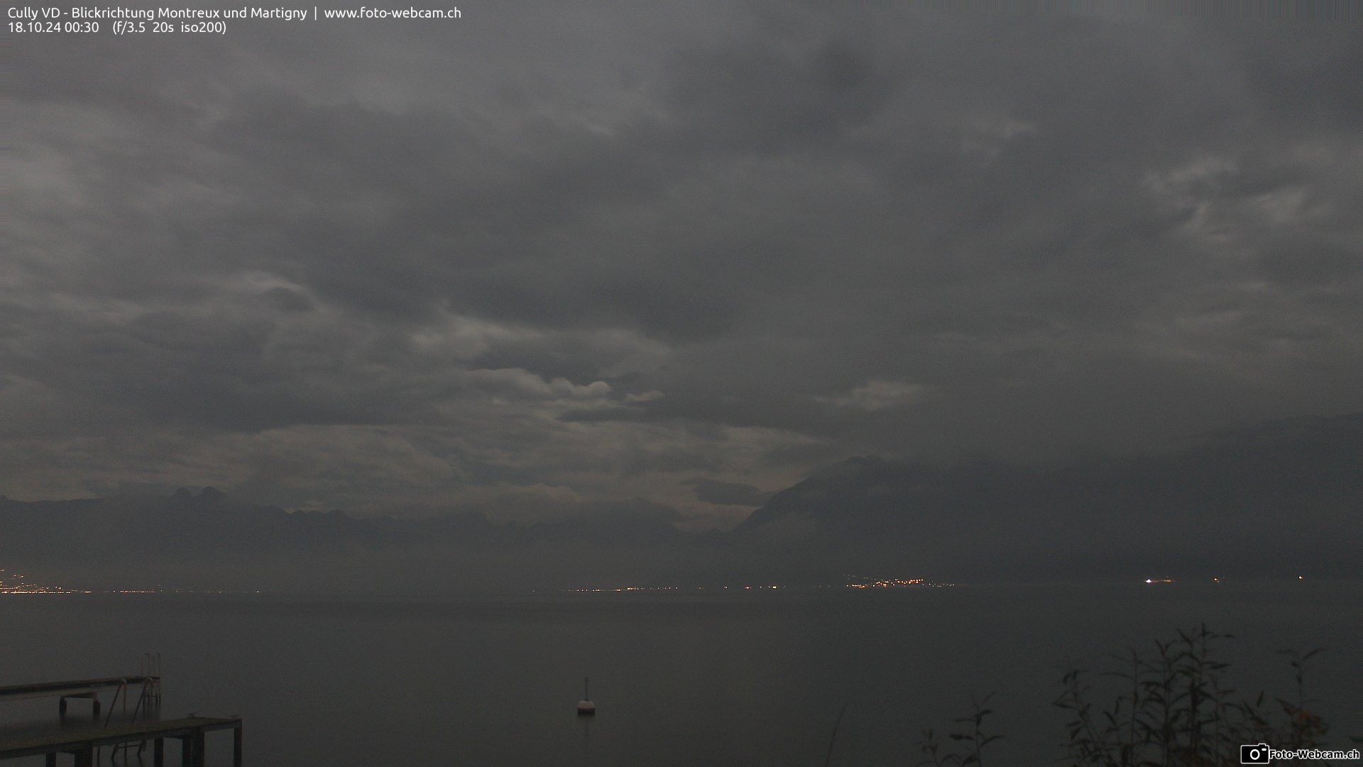 Bourg-en-Lavaux: Cully Genève - Blick richtung Montreux und Martiny