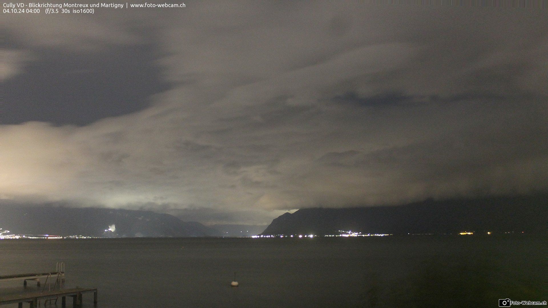 Bourg-en-Lavaux: Cully Genève - Blick richtung Montreux und Martiny