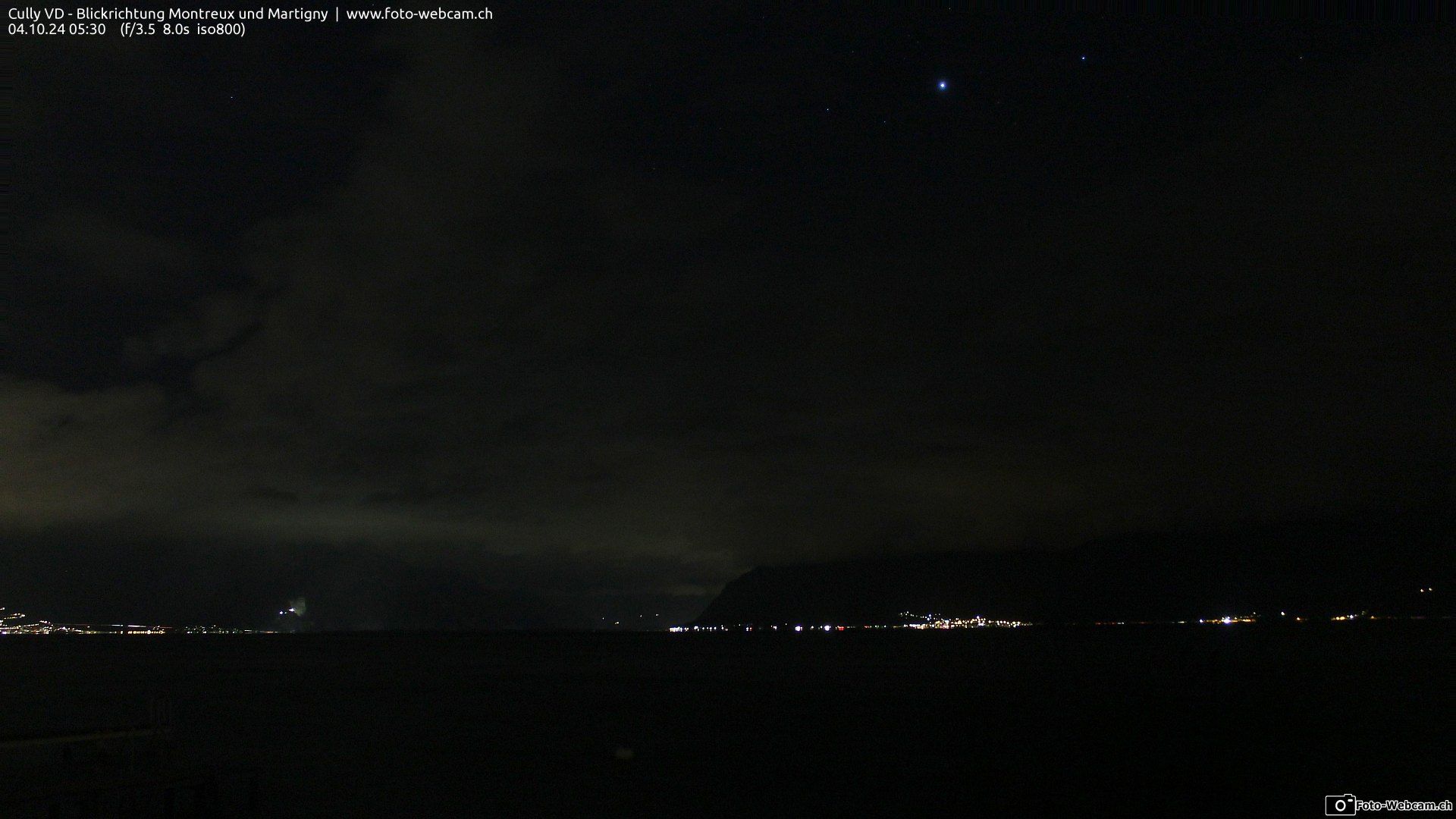 Bourg-en-Lavaux: Cully Genève - Blick richtung Montreux und Martiny