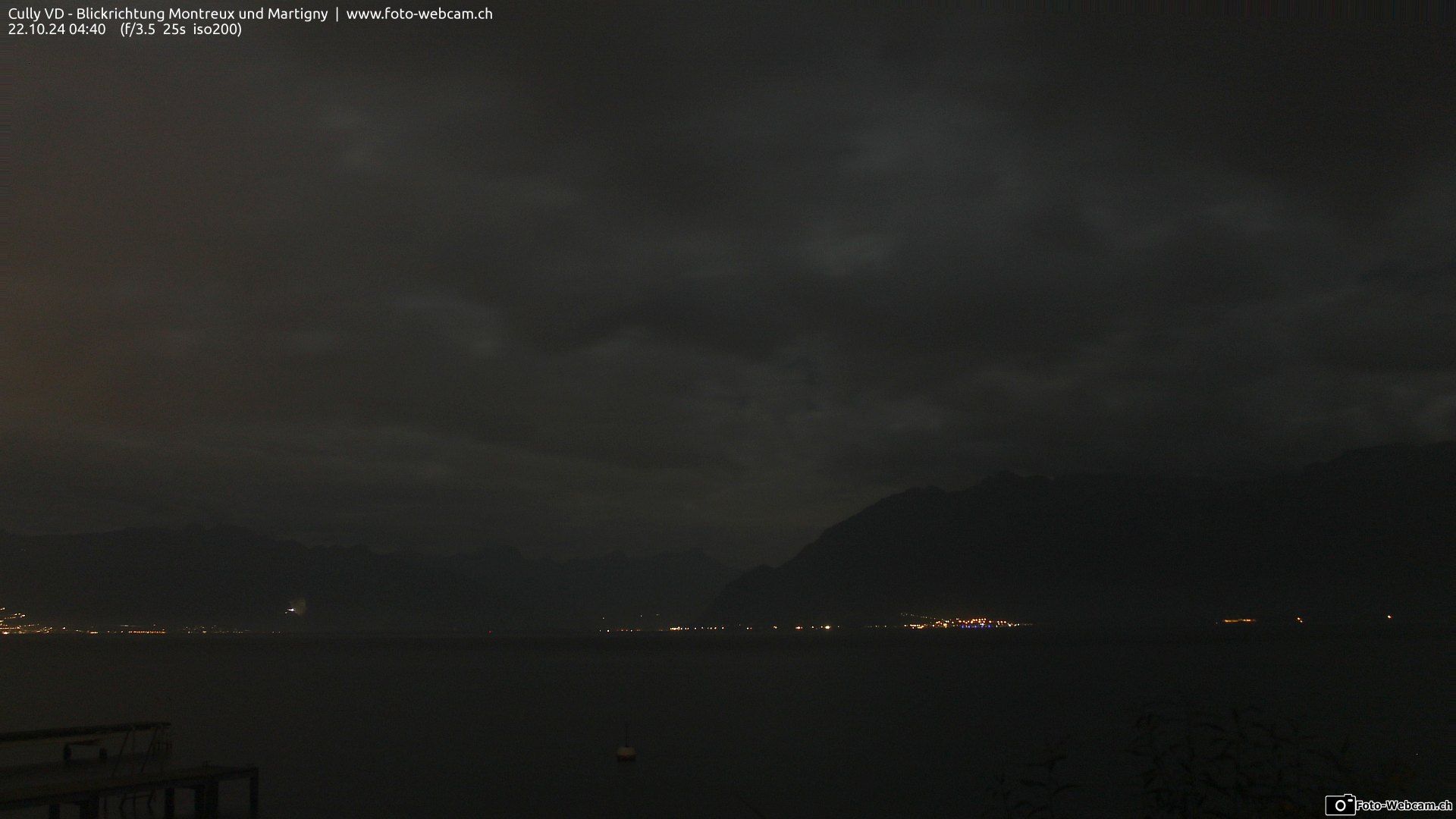 Bourg-en-Lavaux: Cully Genève - Blick richtung Montreux und Martiny