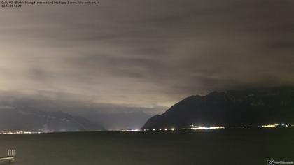 Bourg-en-Lavaux: Cully Genève - Blick richtung Montreux und Martiny