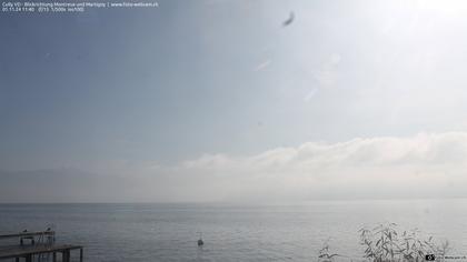 Bourg-en-Lavaux: Cully Genève - Blick richtung Montreux und Martiny