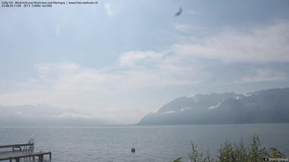 Bourg-en-Lavaux: Cully Genève - Blick richtung Montreux und Martiny