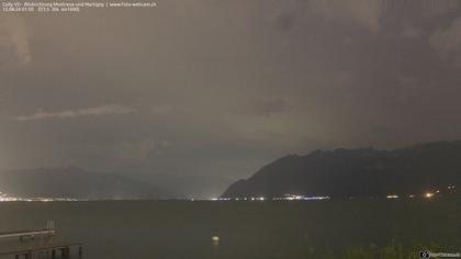 Bourg-en-Lavaux: Cully Genève - Blick richtung Montreux und Martiny