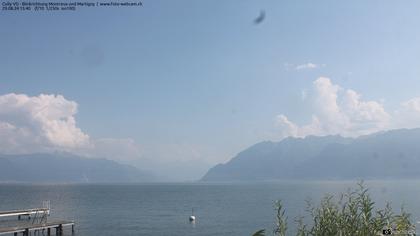 Bourg-en-Lavaux: Cully Genève - Blick richtung Montreux und Martiny