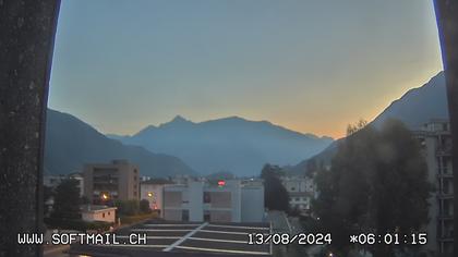 Bellinzona: Giubiasco Richtung 3 Castelli di