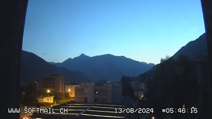 Bellinzona: Giubiasco Richtung 3 Castelli di