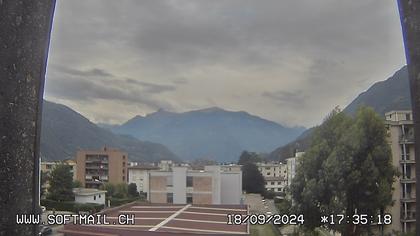 Bellinzona: Giubiasco Richtung 3 Castelli di