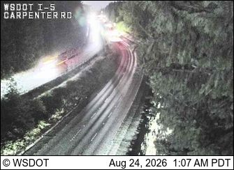 Traffic Cam Lacey › South: I-5 at MP 109.9: Carpenter Rd South