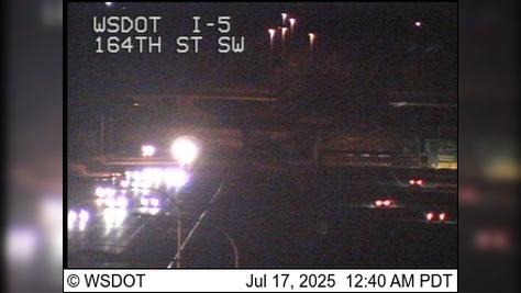 Traffic Cam Brier: I-5 at MP 183.9: 164th St SW