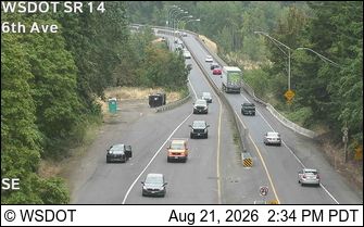 Traffic Cam Camas: SR 14 at MP 12.4: 6th Ave