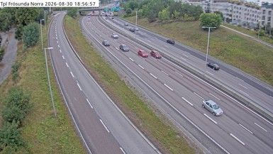 Traffic Cam Bergshamra: Trafikplats Frösunda N