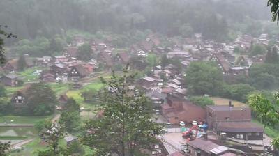 Tageslicht webcam ansicht von 荻町 › West: Shirakawa go