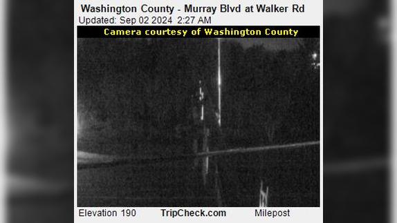 Traffic Cam Durham: Washington County - Murray Blvd at Walker Rd