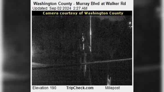 Traffic Cam Durham: Washington County - Murray Blvd at Walker Rd