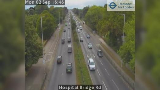 Hospital Bridge Rd Traffic and Landscape Webcam