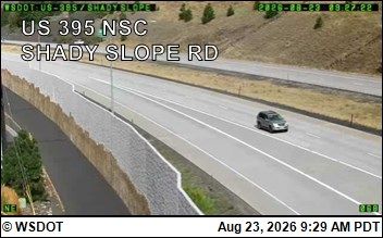 Traffic Cam Millwood: US 395 NSC at MP 166.3: NSC 395 & Shady Slope