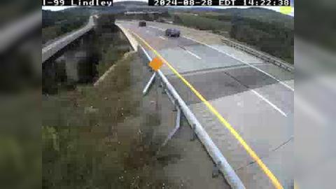 Traffic Cam Corning › North: I-99 at Watson Creek - Lindley