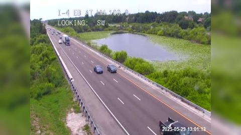 Traffic Cam Deltona: I-4 @ MM 109.8 EB