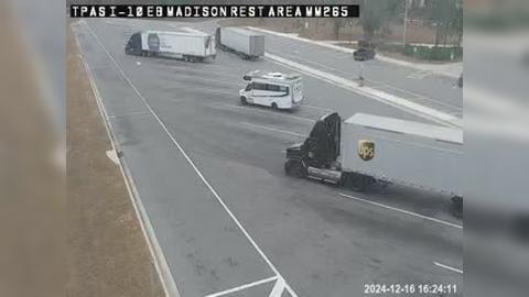 Traffic Cam Madison: TPAS 20101: I-10 EB - Rest Area