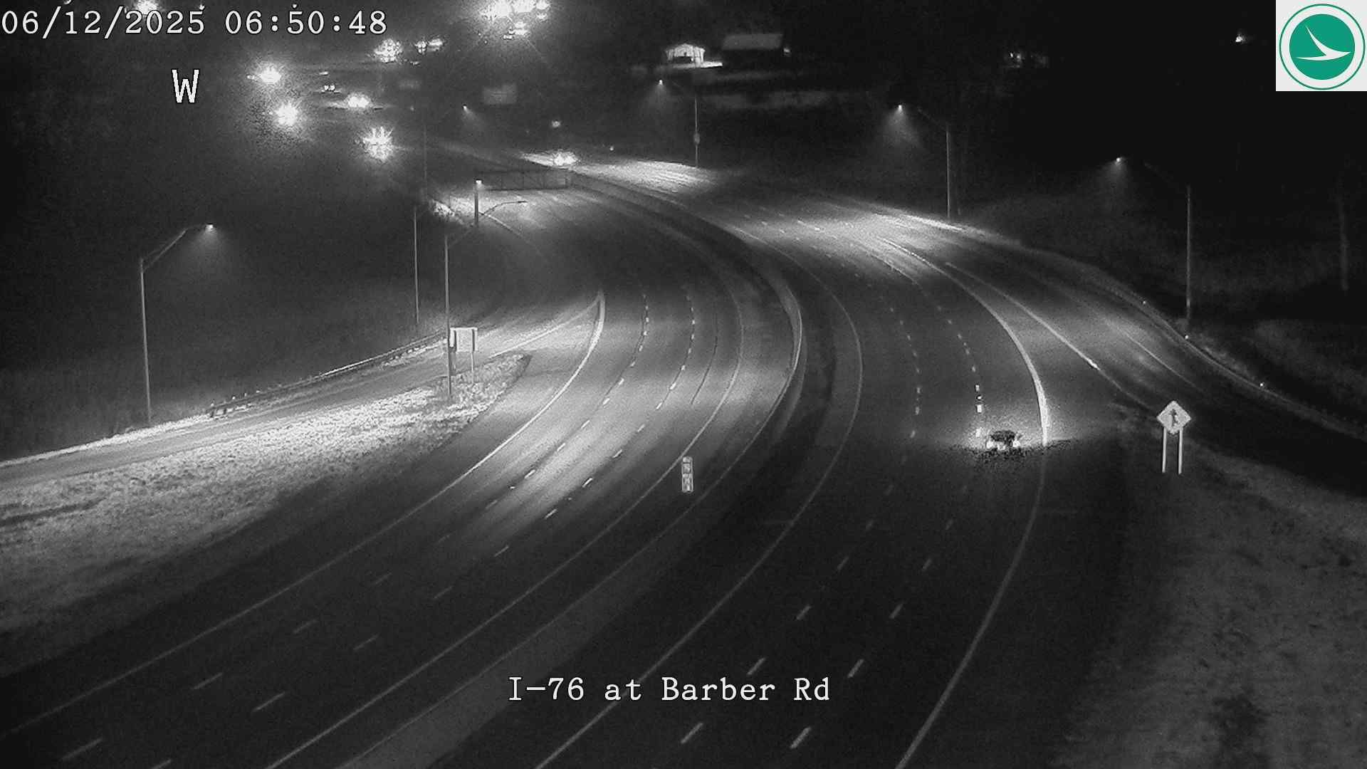 Traffic Cam Norton: I-76 at Barber Rd