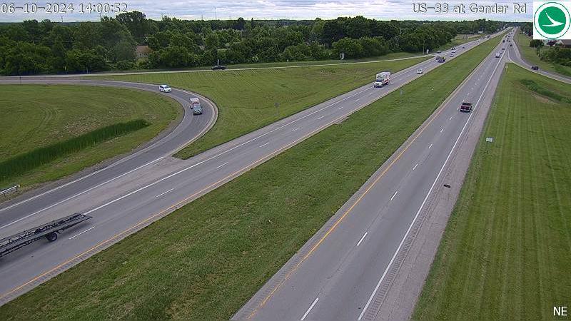 Traffic Cam Canal Winchester: US-33 at Gender Rd