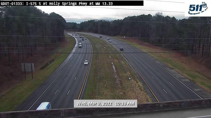 Traffic Cam Holly Springs: GDOT-CAM-