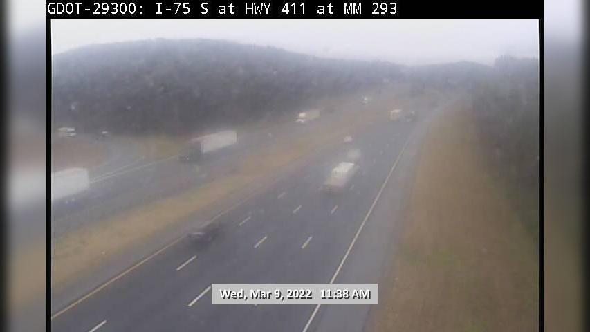 Traffic Cam Interchange Village: I-75 @ US 411 - Caterville