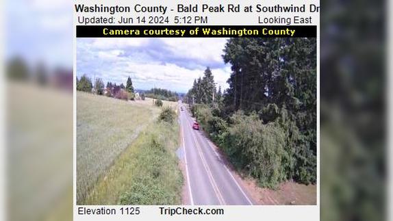 Traffic Cam Laurelwood: Washington County - Bald Peak Rd at Southwind Dr