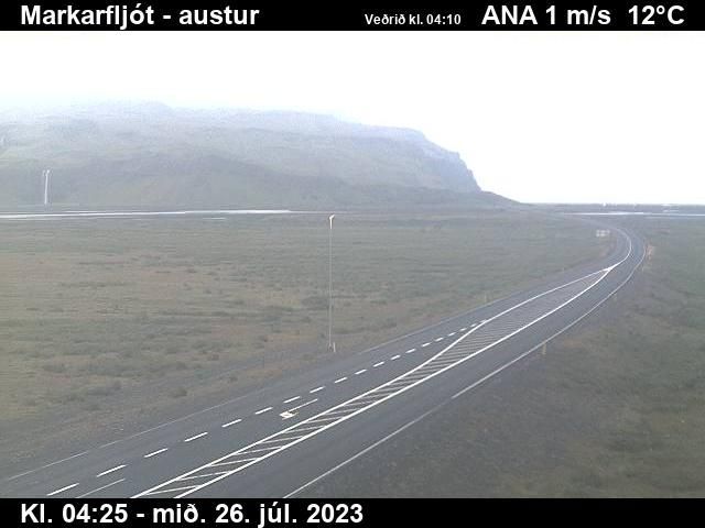 Traffic Cam Southern Region: Markarfljót (Bakkafjöruvegamót)