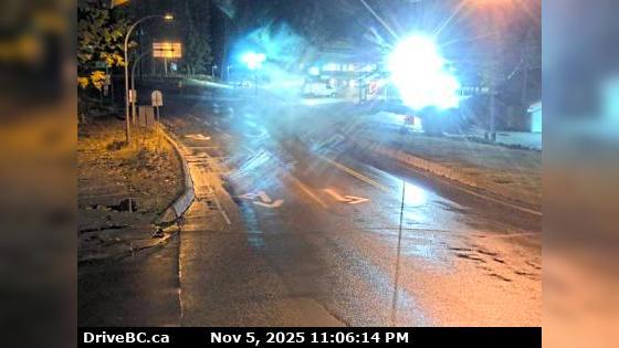 Traffic Cam Rossland › East: Hwy 3B at Hwy 22 near the - Weigh Scale, looking east on Hwy