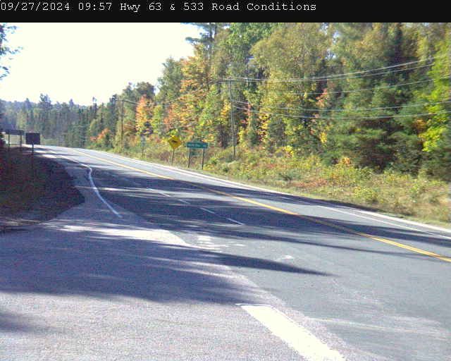 Centre Parry Sound Highway 522 at Tornado Rd Landscape cam Canada