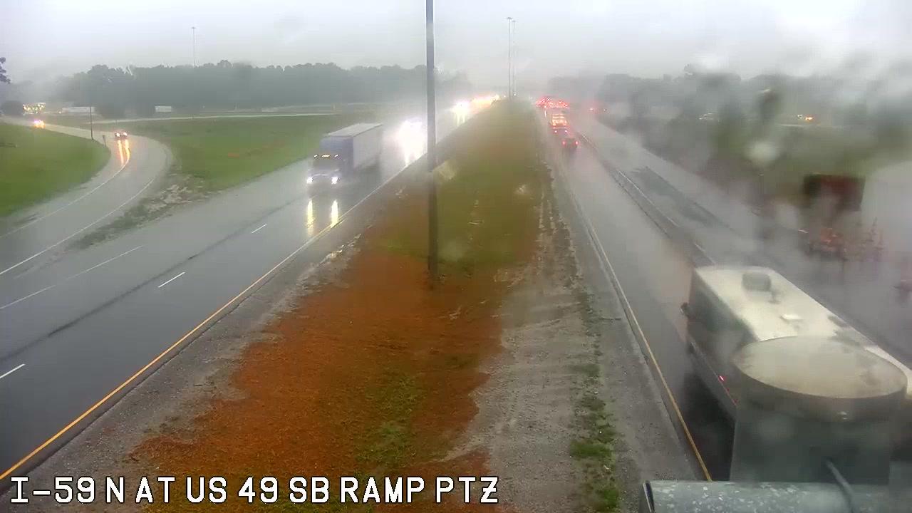 Traffic Cam Hattiesburg: I-59 at US