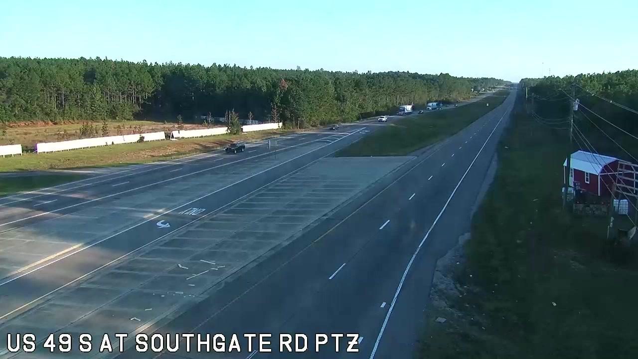 Traffic Cam Hattiesburg: US 49 at Southgate Rd