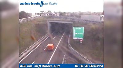 Preview delle webcam di Cascinetta: A08 km. 30,9 itinere sud