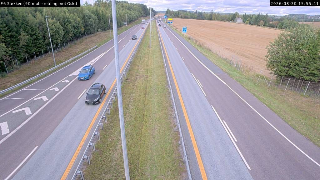 Traffic Cam Stokken: E6 - Oslo