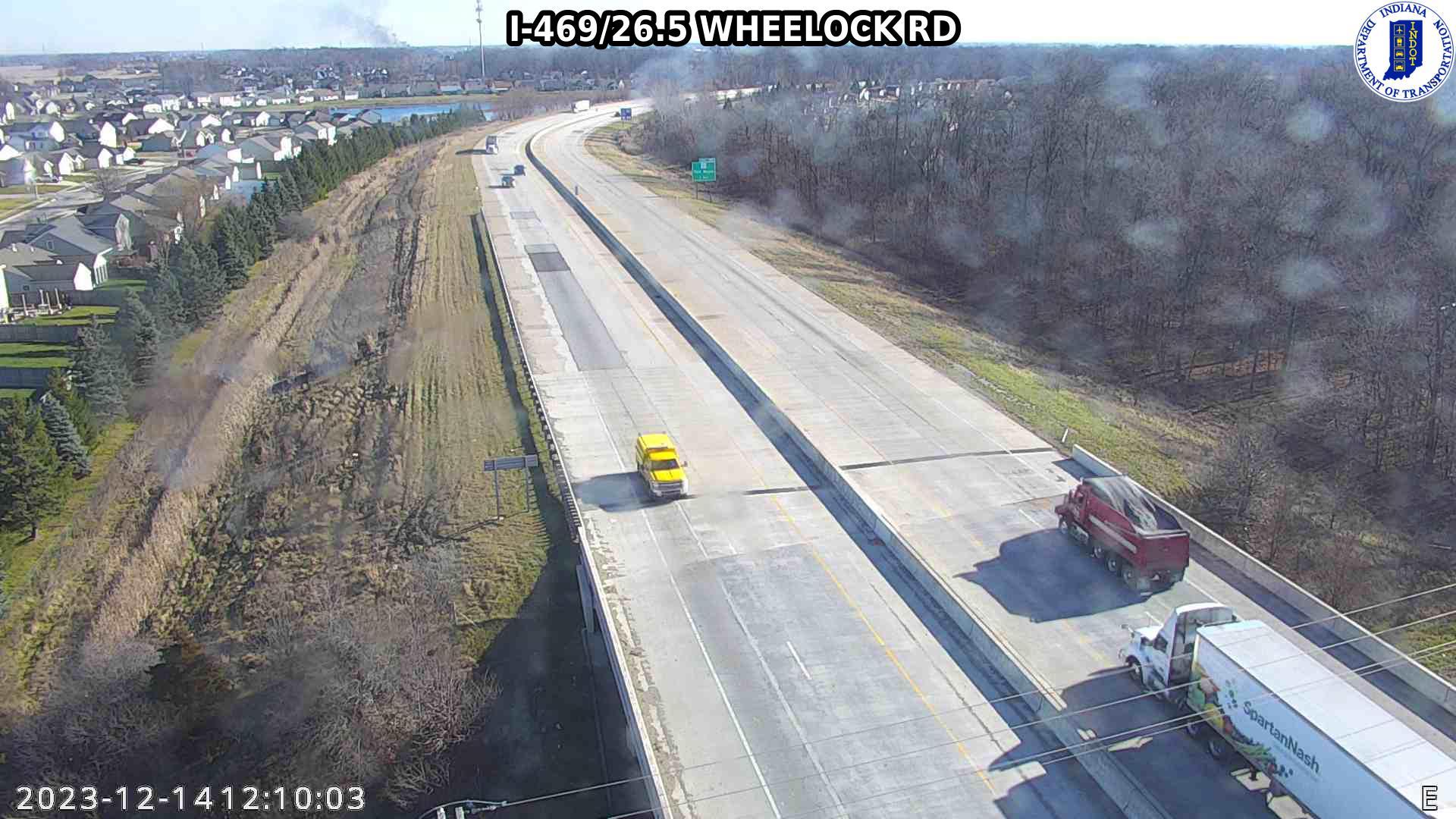 Traffic Cam Thurman: I-469: I-469/26.5 WHEELOCK RD