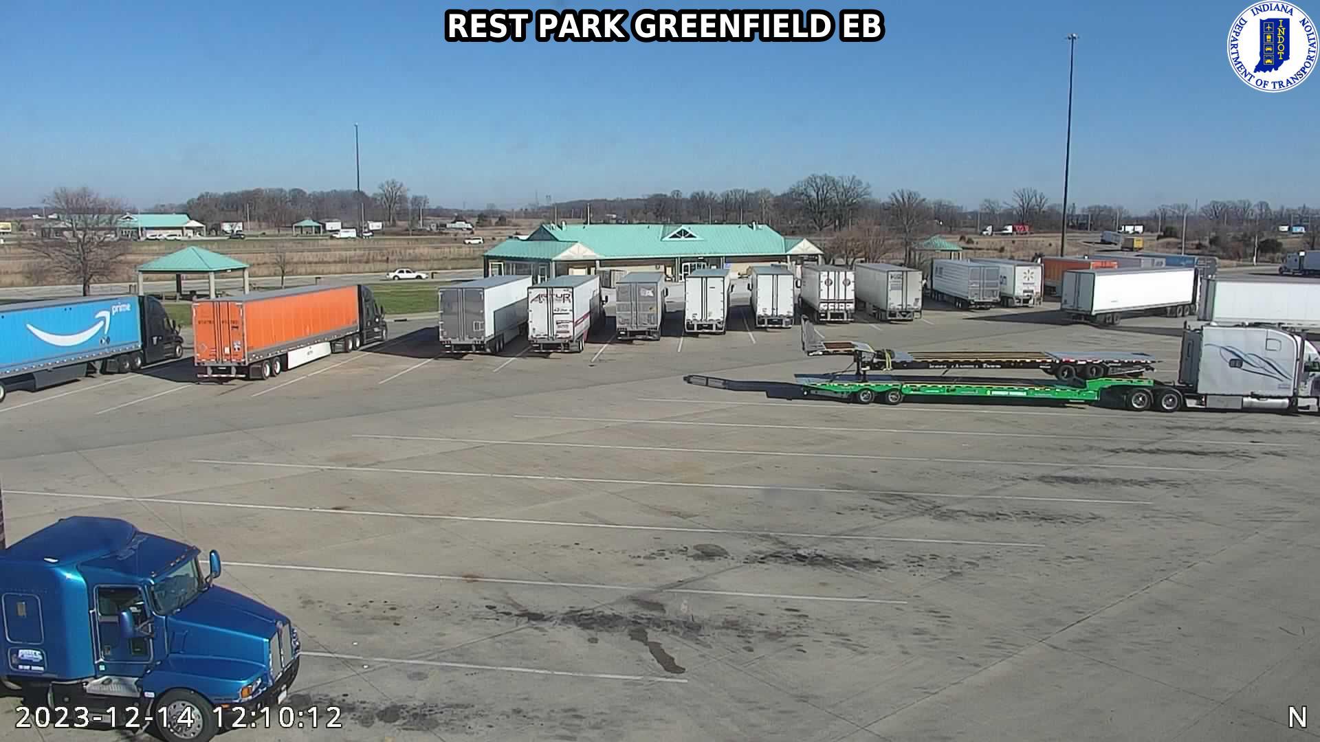 Traffic Cam Stringtown: I-70: REST PARK GREENFIELD EB: REST PARK GREENFIELD EB