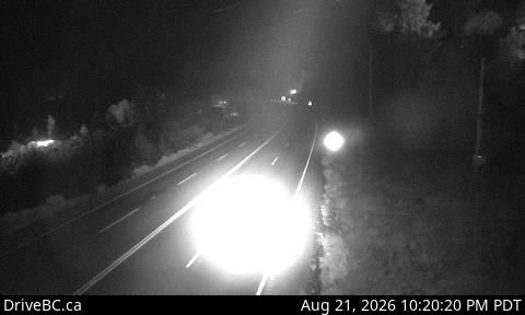 Traffic Cam Area I › East: Hwy 1, 6 km east of Lytton Airport, looking east