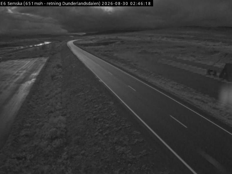 Traffic Cam Saltdal: E6 Semska (Dunderlandsdalen)