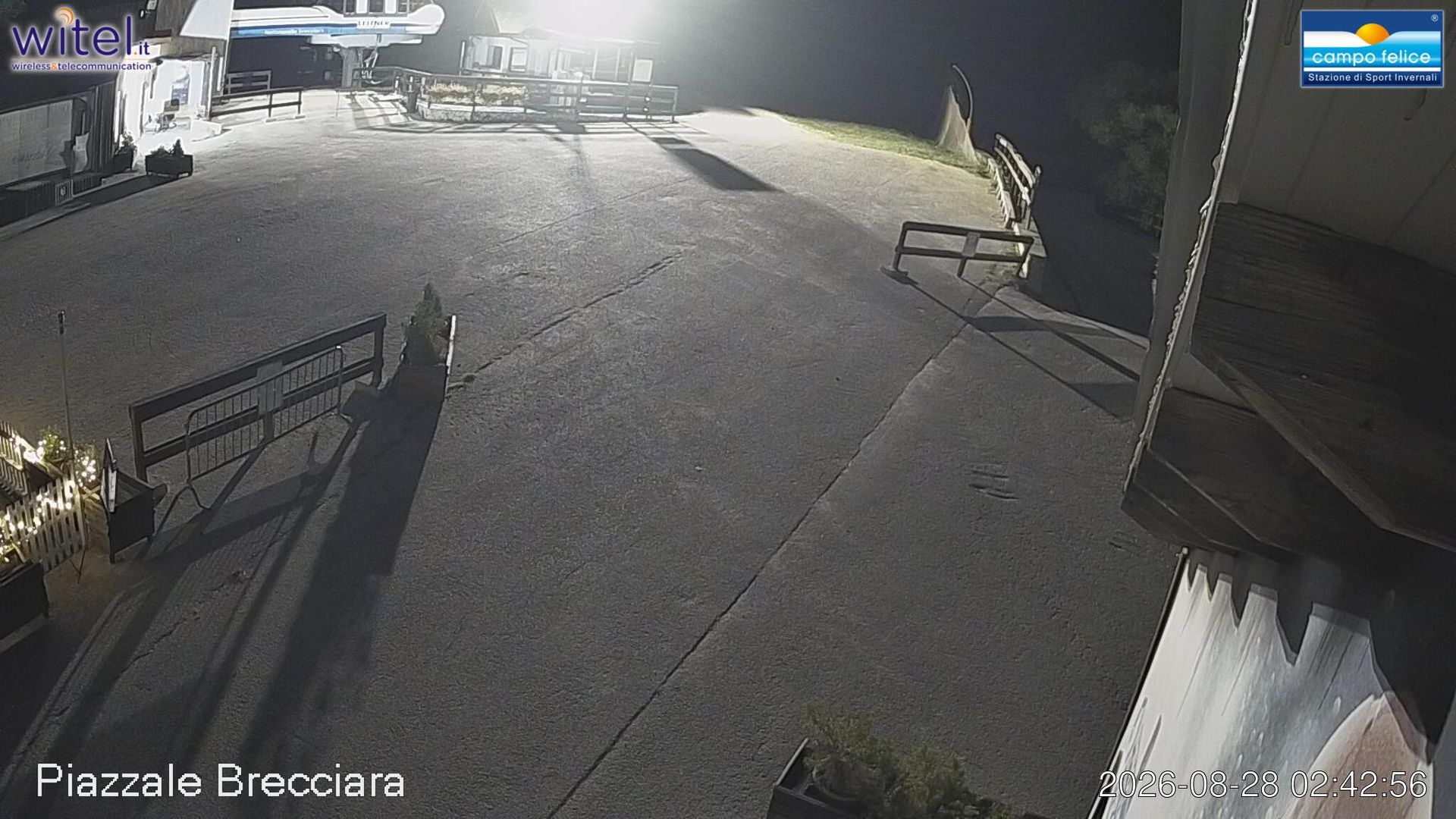 Traffic Cam Rocca di Cambio: Partenza seggiovia Brecciara