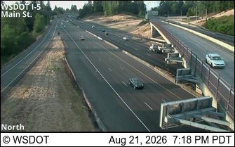 Traffic Cam Battle Ground: I-5 at MP 3.2: Main St